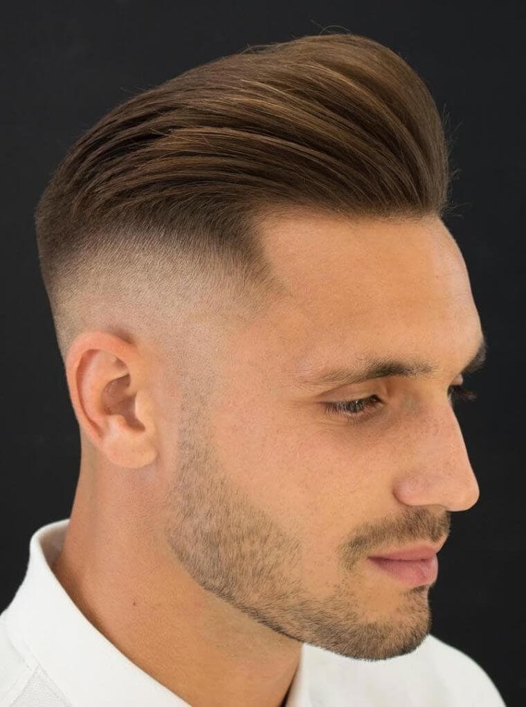 33. If you like longer hair on the top of the head, go for this modern cut