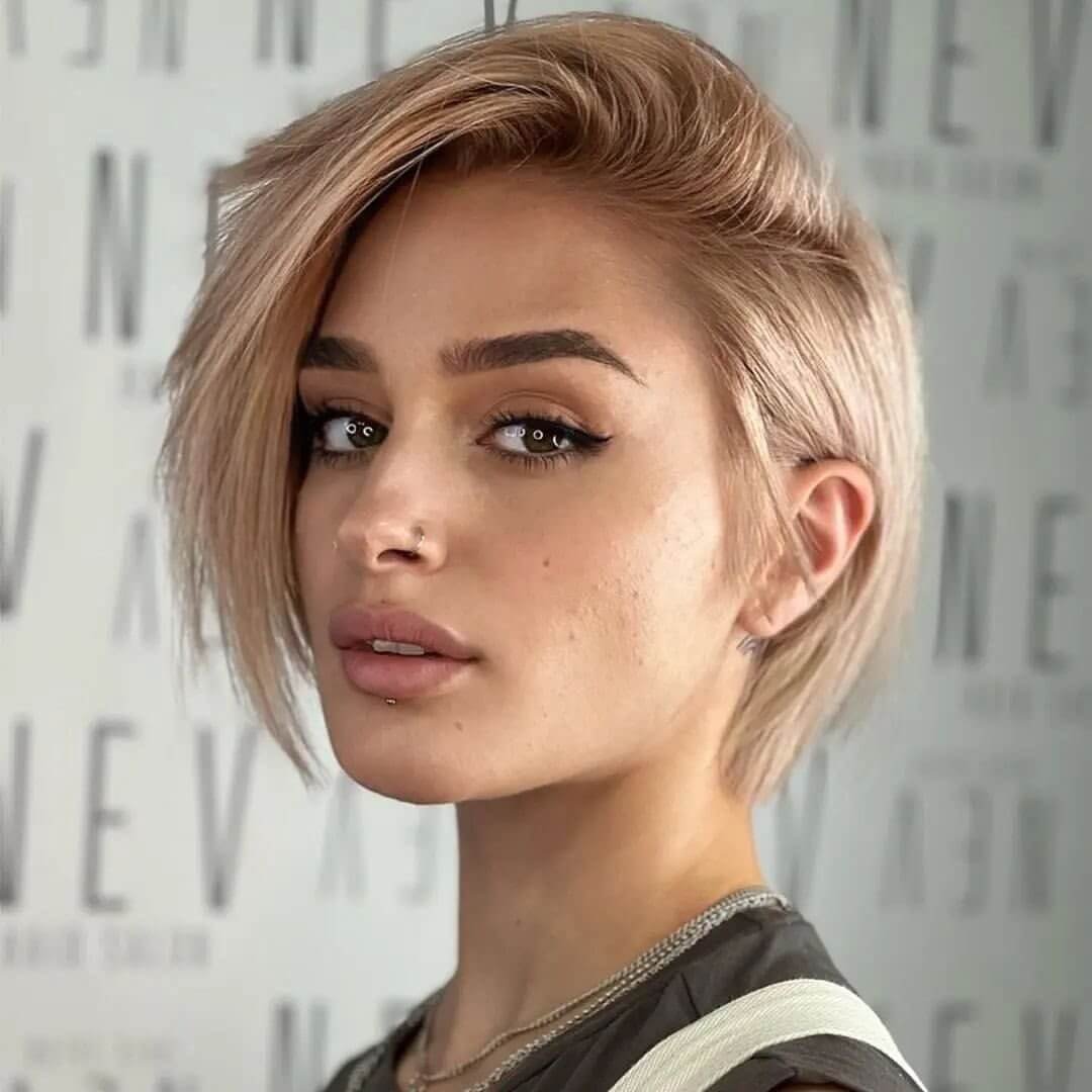 Feathered Bob With Undercut