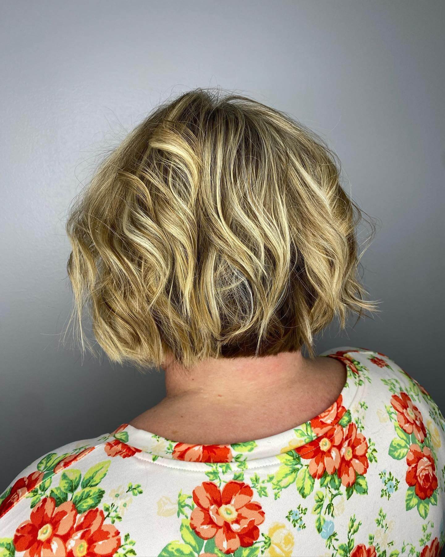 Layered Undercut Bob