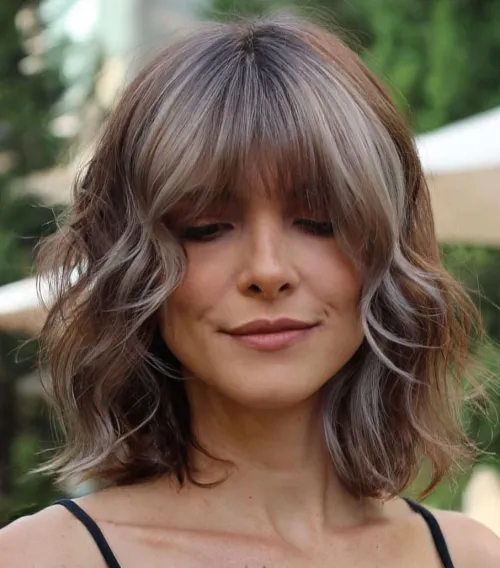 Messy Layered Cut for Fine Hair
