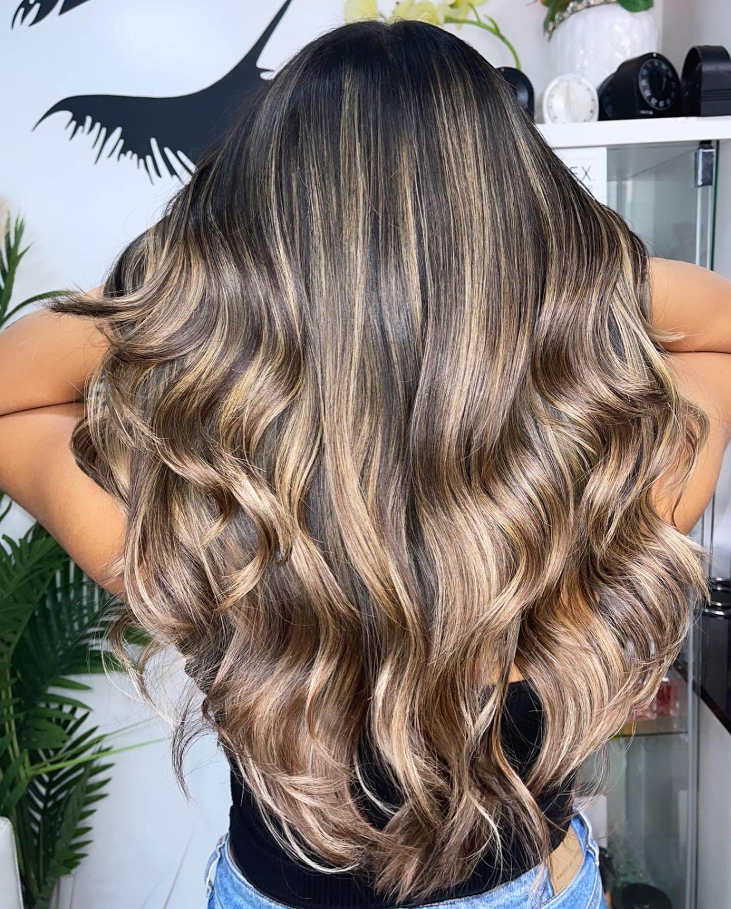 Caramel Champagne Hair Color