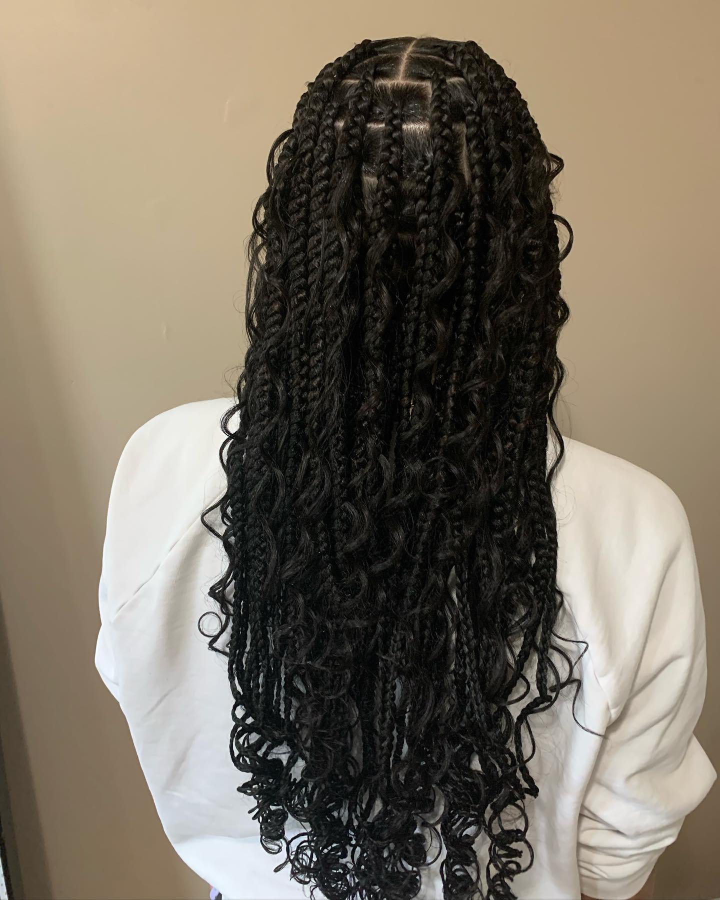 Faux Locs hairstyle for black girls