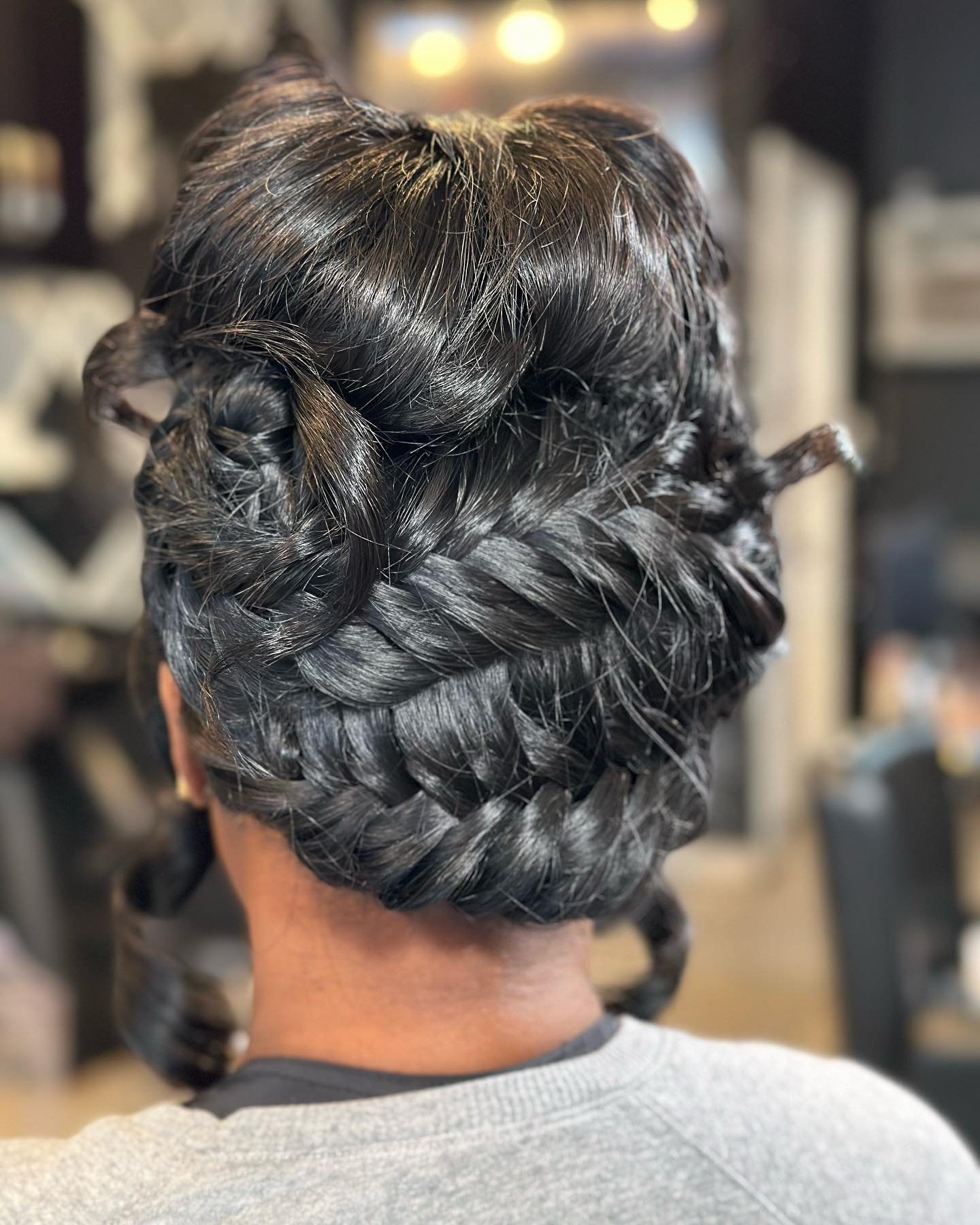 Fishtail Braid Updo