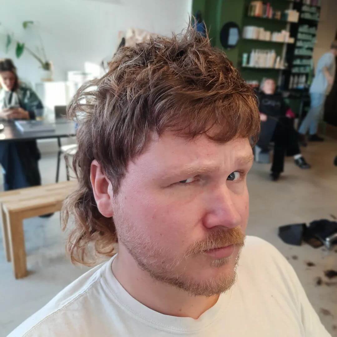 Short Messy Mullet