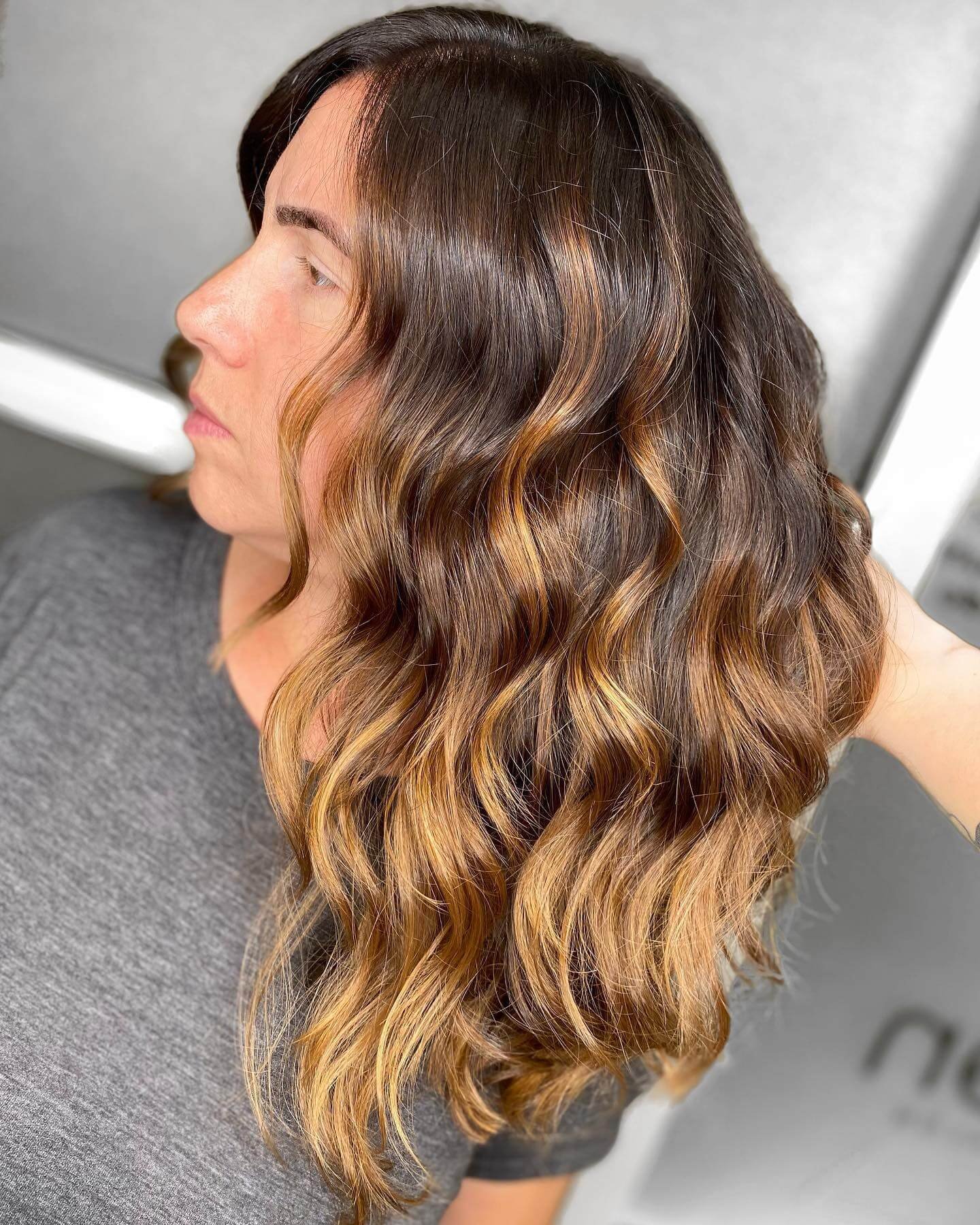 Warm Caramel With Highlights
