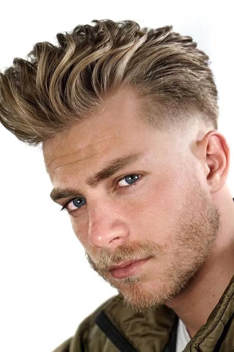 Textured High and Loose Haircut