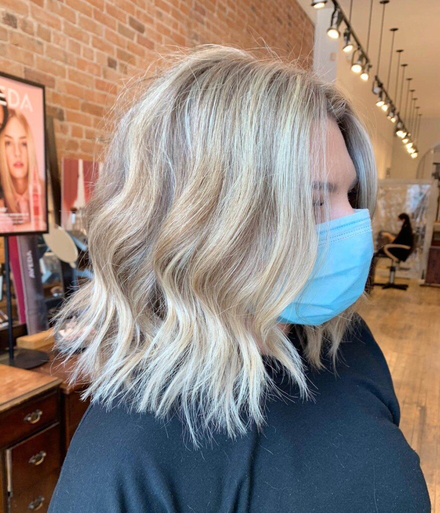 Medium-Length Cut With Textured Ends