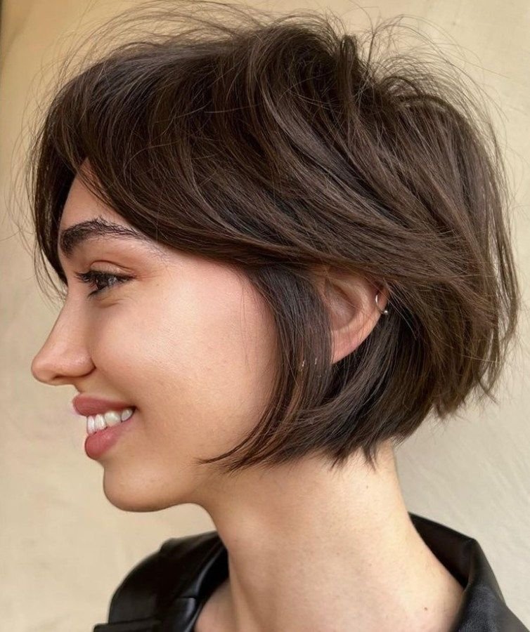 Undercut Pixie Bob Hairstyle for Teen