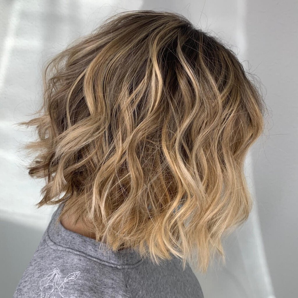 Curly Tousled Bob