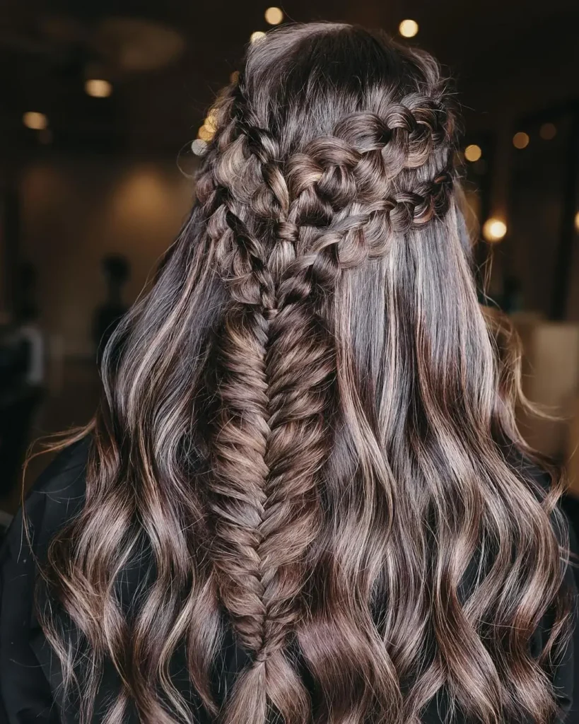 Long, Sleek Woven Braids